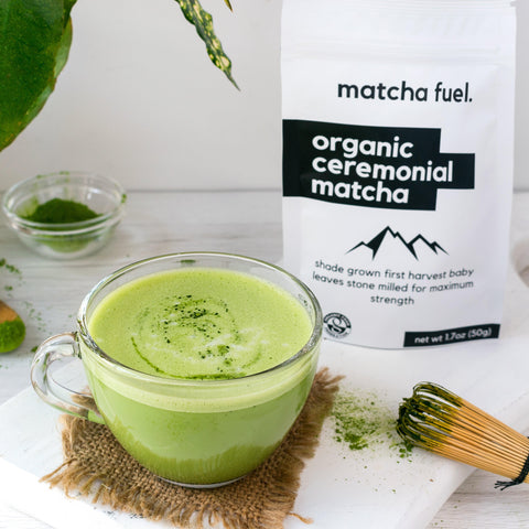 Vegan Macadamia Matcha Latte
